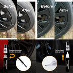 Automotive Wheel Touch-Up Pen Paint Repair Pen Gloss Black Matte Black Silver Grey Automotive Paint Care Accessories