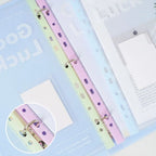 INS Style Loose Leaf A4 File Folder Transparent Detachable Data Book Students Stationery Office Storage Booklet School Office