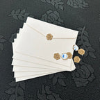 30pcs/lot Thickened Linen Texture Pattern 17.5x12.5cm White Envelope Retro for Invitations Postcards Wedding Business Letters
