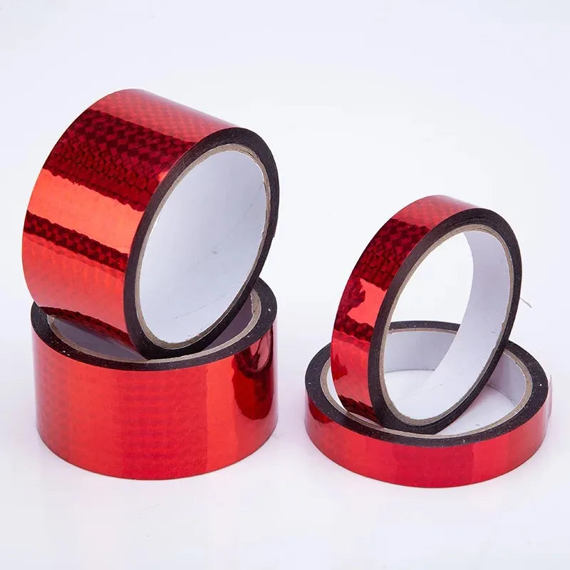 30/50M Self-Adhesive Decorative Laser Tape DIY Glitter Party Gift Packing Home Decor Tape Hot Stamping Sticker Gold Silver Tape