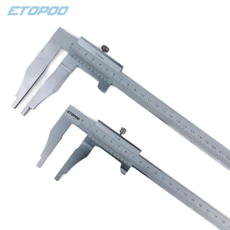 0-200mm/300mm X 60mm Long Jaw Heavy Duty Vernier Caliper with Nib Jaw High Quality Measuring Tools