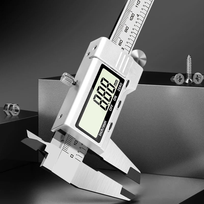 Electronic Vernier Caliper 0-150/200/300mm Digital Vernier Calipers Micrometer Steel Vernier Caliper Messschieber Paquimetro