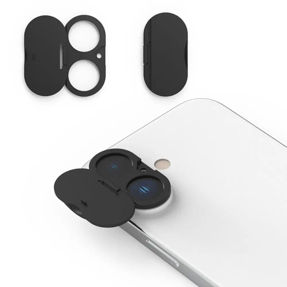 Protective Back WebCam Cover Sticker Anti-Scratch Camera Lens Cap Plastic Phone Lens Privacy Protector for iPhone 16/16Plus