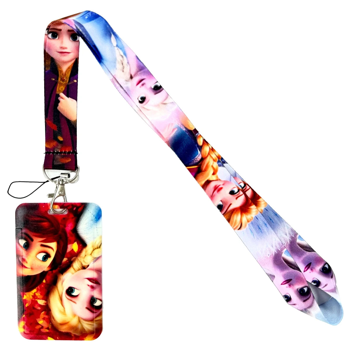 Anime Strap Lanyard for Keys Keychain Badge Holder ID Credit Card Pass Hang Rope Lariat Mobile Phone Charm Accessories