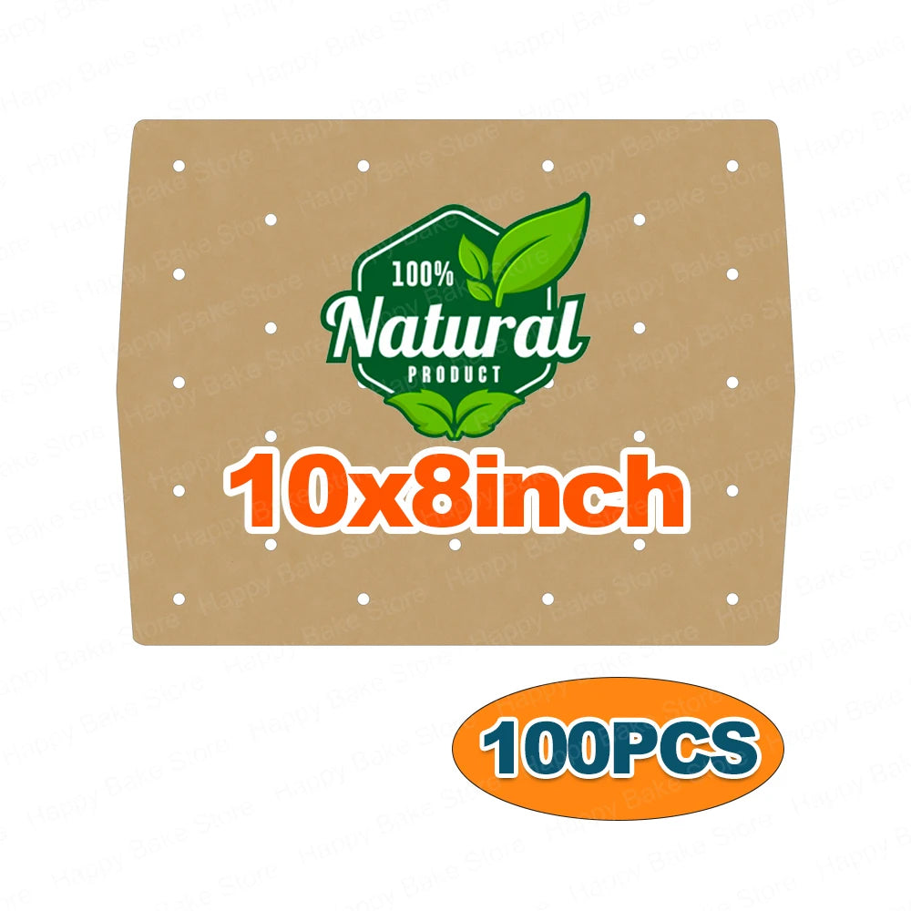Air Fryer Unbleached Perforated Parchment Paper Sheets Mat & Square Baking Paper Liners Tray For Ninja Foodi Grill 5-in-1 AG301