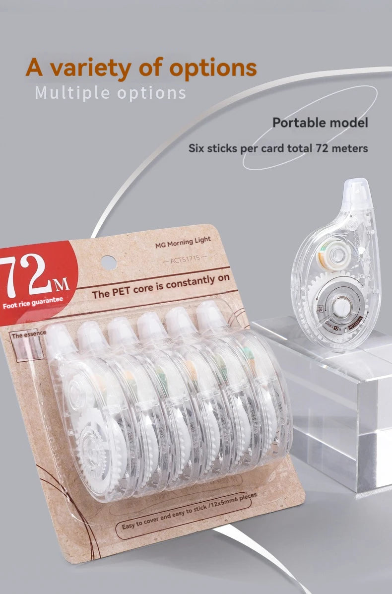 Correction tape large capacity correction tape students junior high school students multifunctional affordable installed 30m70m1
