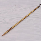 10 Pcs Weasel Hair Calligraphy Brush Pen Handmade Bamboo Handle Chinese Painting Brush Xiaokai Regular Script Writing Brush