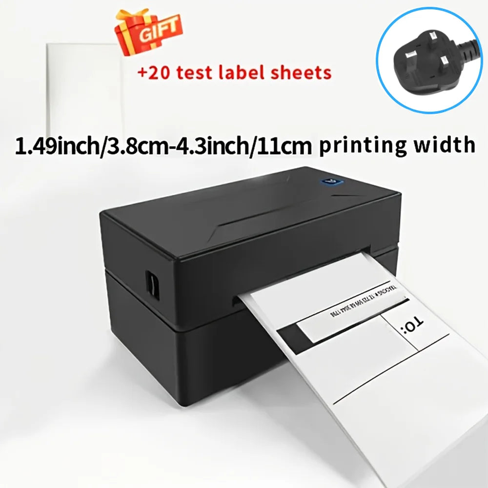 Marklife Thermal Printer Black Bluetooth Inkless HD Printer Maker Compatible Mac,iOS,Windows For School Office Small Business