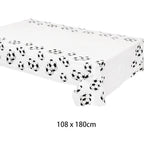 Soccer Party Disposable Tableware Paper Plates Cups Napkins Tablecloth Soccer Birthday Party Decoration