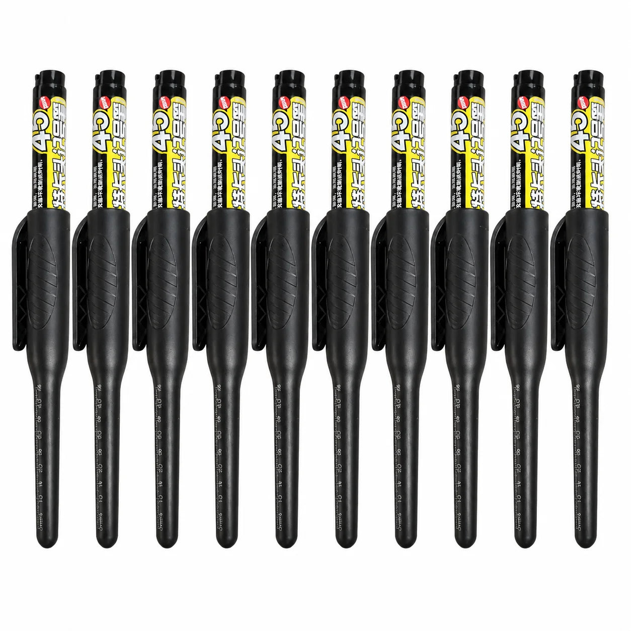 1-6Pcs 45mm Waterproof Long Head Nib Deep Hole Markers Pen Tile Carpenter Pen Multi-purpose for Woodworking Black/Blue/Red Ink