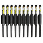 1-6Pcs 45mm Waterproof Long Head Nib Deep Hole Markers Pen Tile Carpenter Pen Multi-purpose for Woodworking Black/Blue/Red Ink