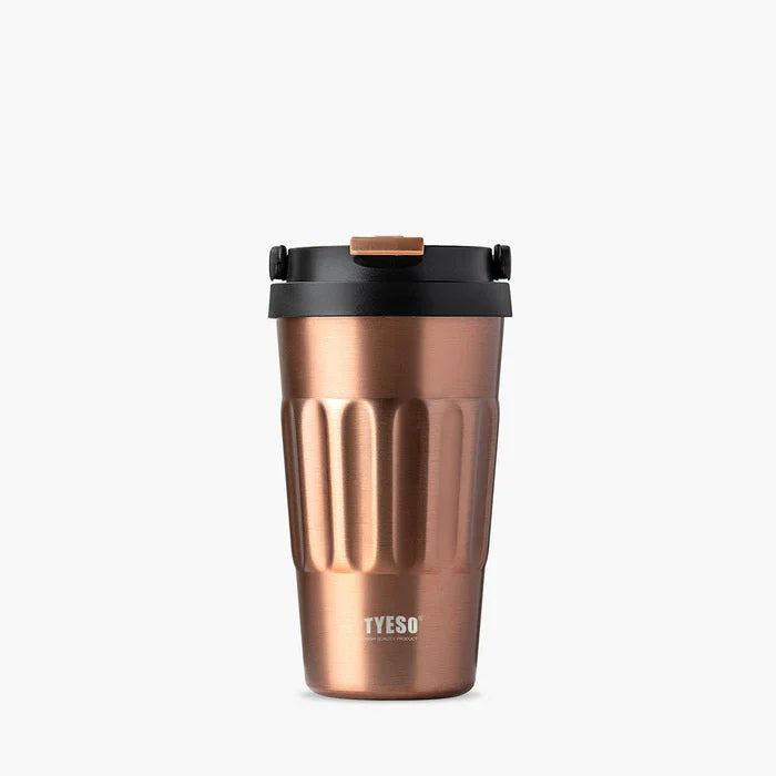 Tyeso 400ML/500ml Vintage Vacuum Flasks Insulated Coffee Mug 304 Stainless Steel Portable Travel Cup Handheld Thermos Hot Cold