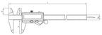 SHAHE Large Screen Digital Caliper 150/200/300mm Stainless Steel Calipers Measuring Tool Electronic Micrometer Caliper
