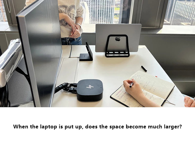 NEXSTAND K11 Vertical Laptop Tablet Stand,Foldable Desktop Stand,Laptop Base,Multi-Purpose Stand,Notebook Desk Dock Tablet Stand