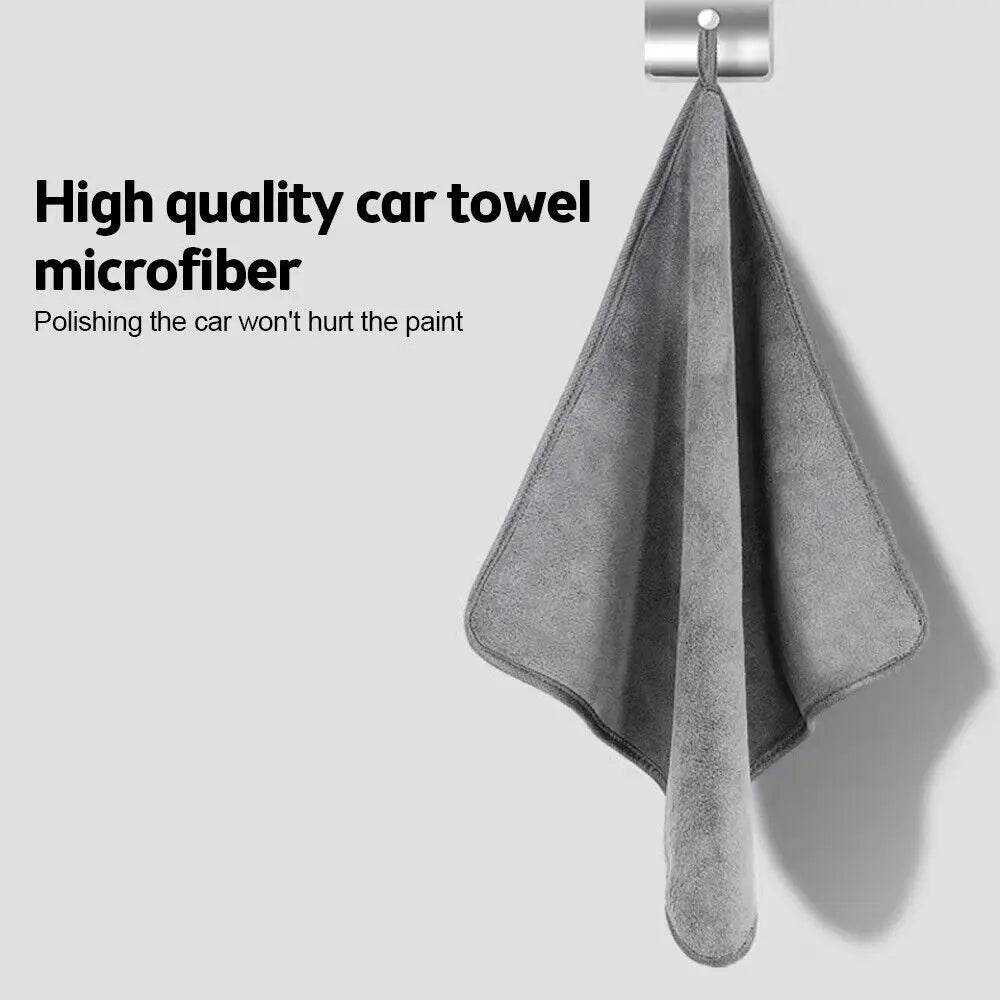 Clearance_Car Wash High End Microfiber Towel Car Cleaning Drying Cloth Car Care Cloth Detailing High Water Absorption Car Wash T