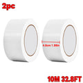 White Duct Tape Heavy Duty Waterproof,No Residue, Easy Tear by Hand for Home Repairs Indoor Outdoor Crafts Packing HVAC