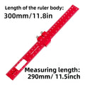 Metal Carpenter Square Angle Measuring Tool Precision T Square With Sliding Stop Imperial Metric Dual Scale Woodworking Marking
