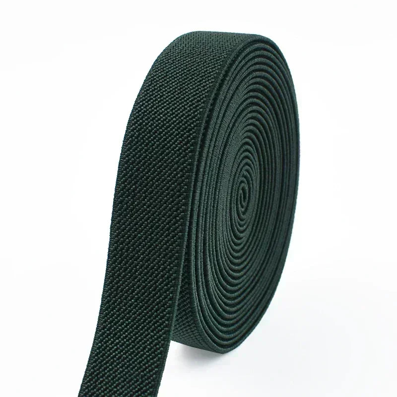 3/5M Meetee 20-50mm Elastic Bands for Trouser Waist Rubber Band Stretch Webbing Tape Belt DIY Underwear Clothes Sewing Accessory