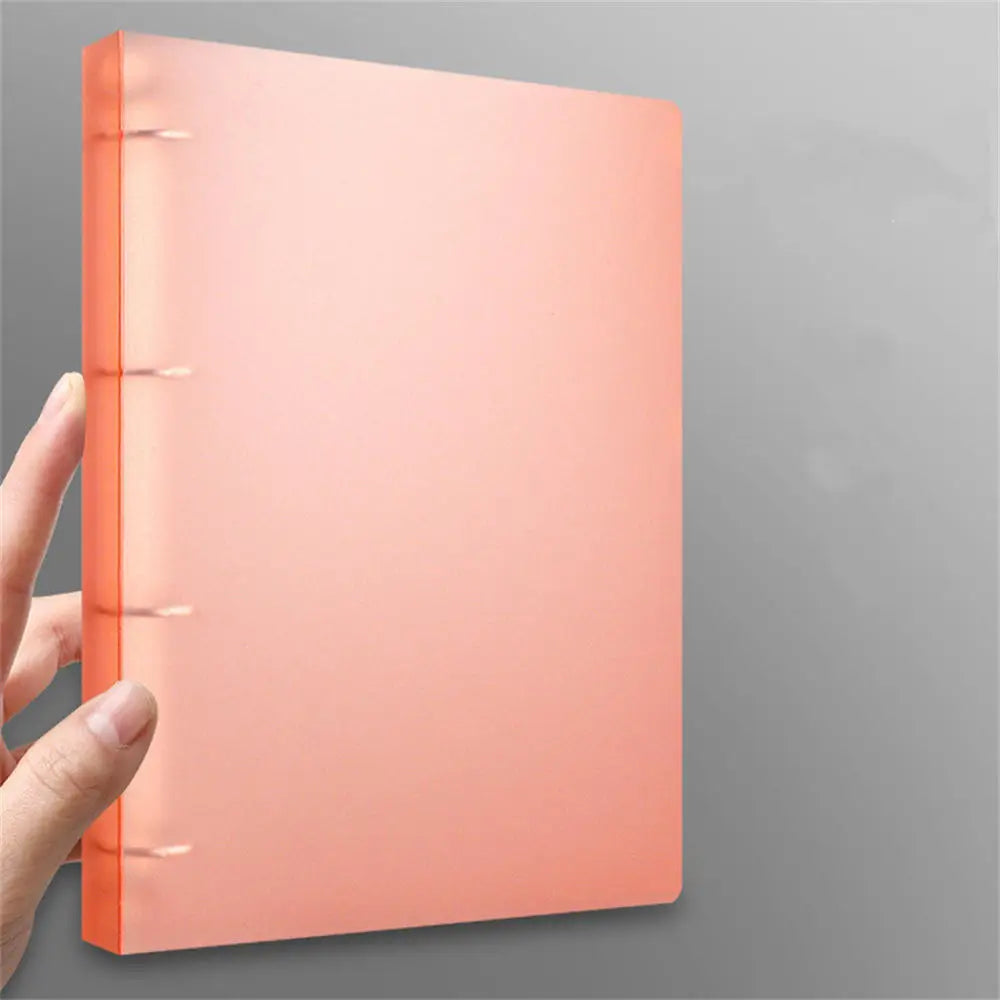 2-ring File Binder File Folder A4 Binder Folder Cover Office Document Organizer Can Hold 200 Sheets Test Paper Desk Organizer
