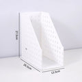 File Storage Box Vertical File Rack Book Storage Rack File Frame Desktop Information Rack File Rack