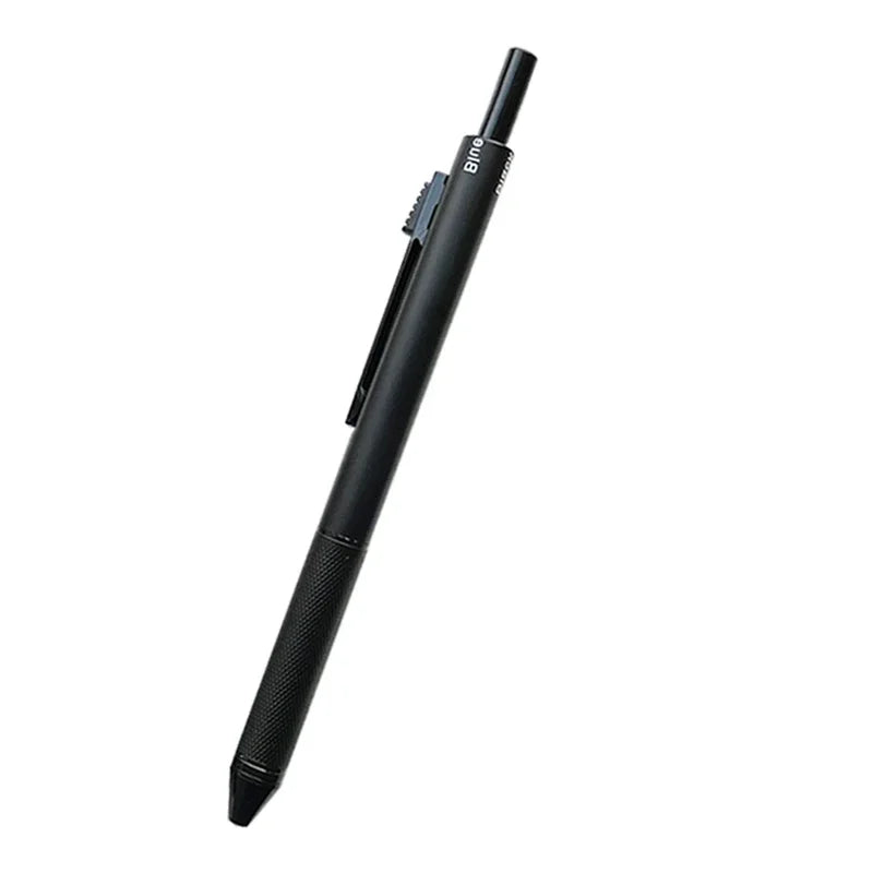 Metal Multicolor Pen 4 In 1 Gravity Sensor Ballpoint Pen 3 Colors Ball Pen and 1 Mechanical Pencil Office School Stationery Gfit