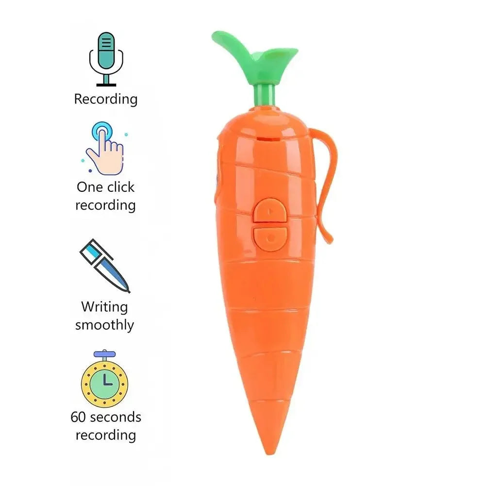 -*Judy & Nick Carrot Voice Recorder Electronic Sound Toy Can Write Graffiti Ballpoint Pen Novelty Voice Recorder Pen Gift**