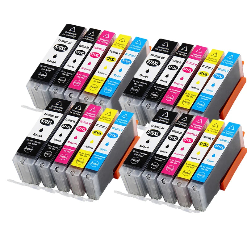 For Canon PGI 570XL CLI 571XL PGI570 Compatible Ink Cartridge For Canon PIXMA TS5050 TS5051 TS5053 TS5055 TS6050 TS6051 TS6052