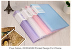 Transparent PVC Bag A5 Display Book Multi Pocket File Folder For A5 Document Organizer Paper Storage Clear File A5 Folder