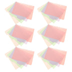 6Sets Aesthetic Pastel Binder Dividers with Tabs Plastic PP File Separators for Notebook Index Divider Pages Study Planner