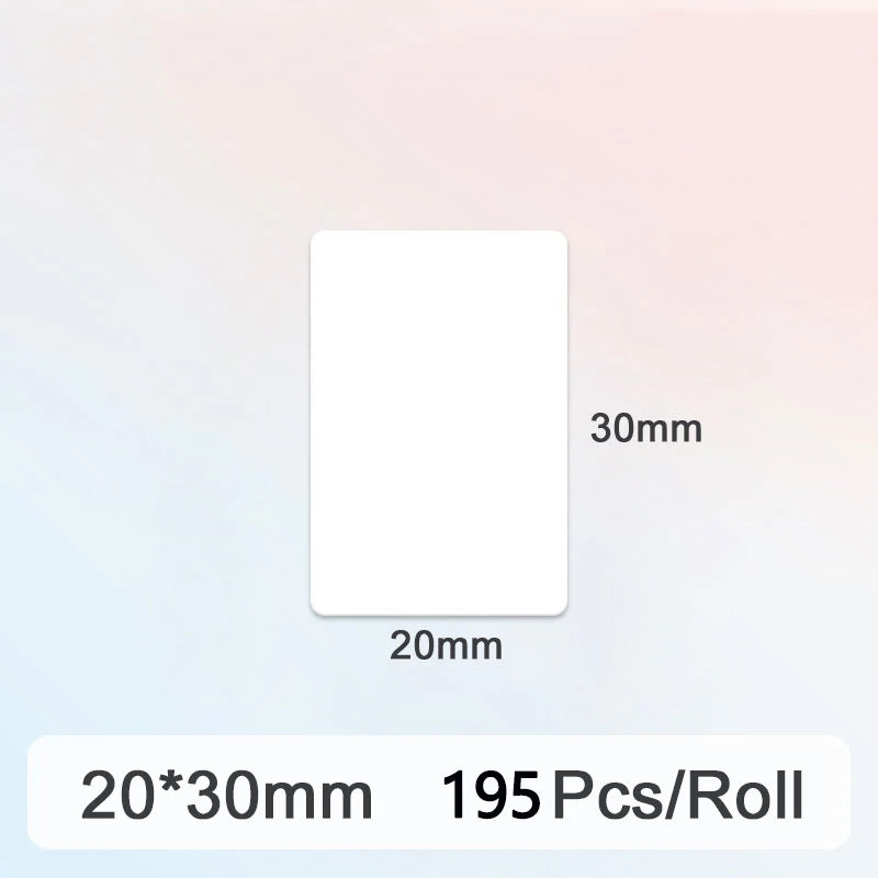 NIIMBOT D101 Label Paper No Ink Label Maker Thermal Price Date Clothing Sort Sticker Waterproof Tags for Home Office Shop Use