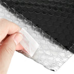 50PCS Aluminized Film Bubble Mailer Gold Mailing Envelope Waterproof Courier Bag Padded Bubble Envelopes Pack Bag for Shipping