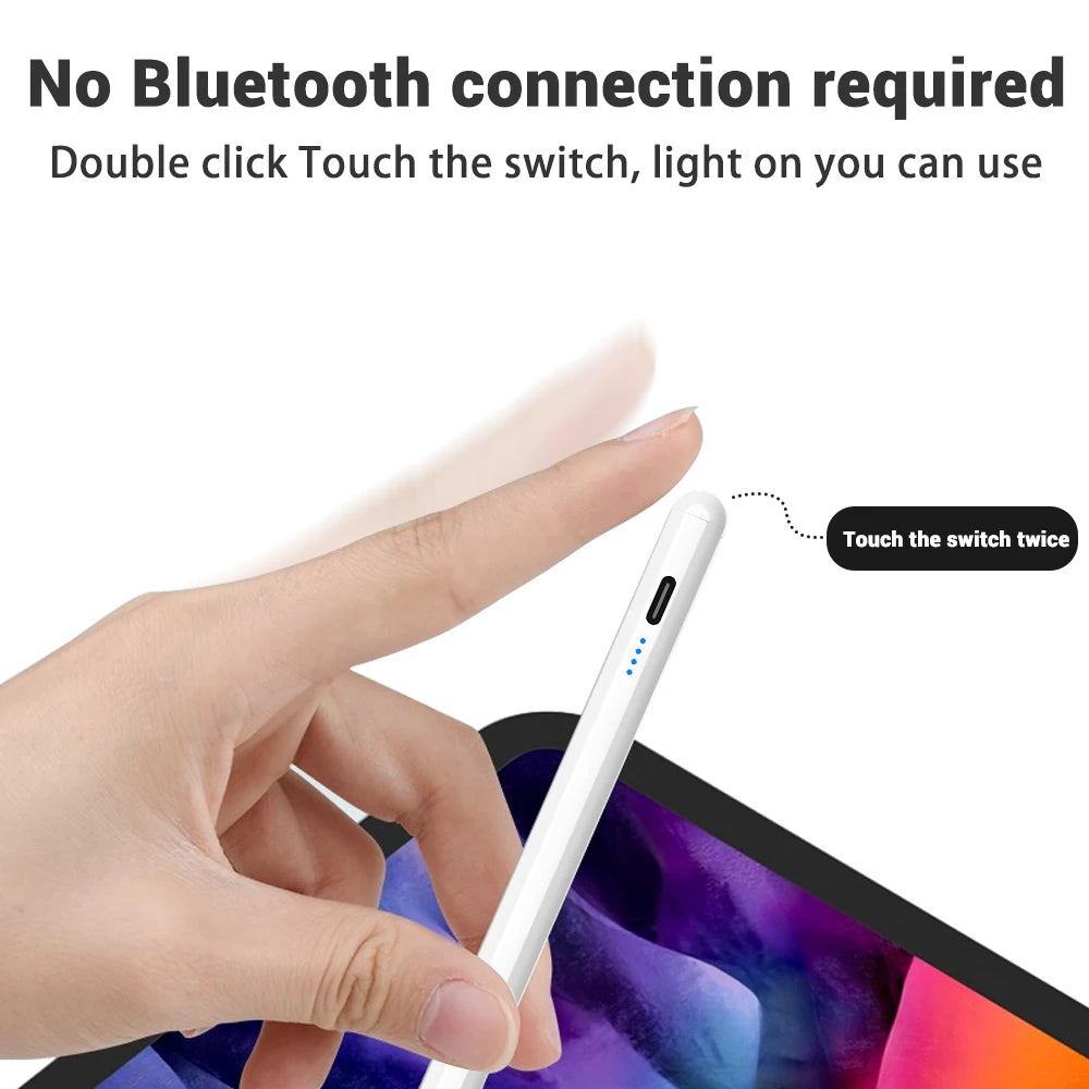For Apple Ipad 6 7 8 9 10 Mini 5 6 Air 3 4 5 Pro 3 4 5 6 Stylus for Apple Pencil With Palm Rejection for iPad Pencil with Nibs