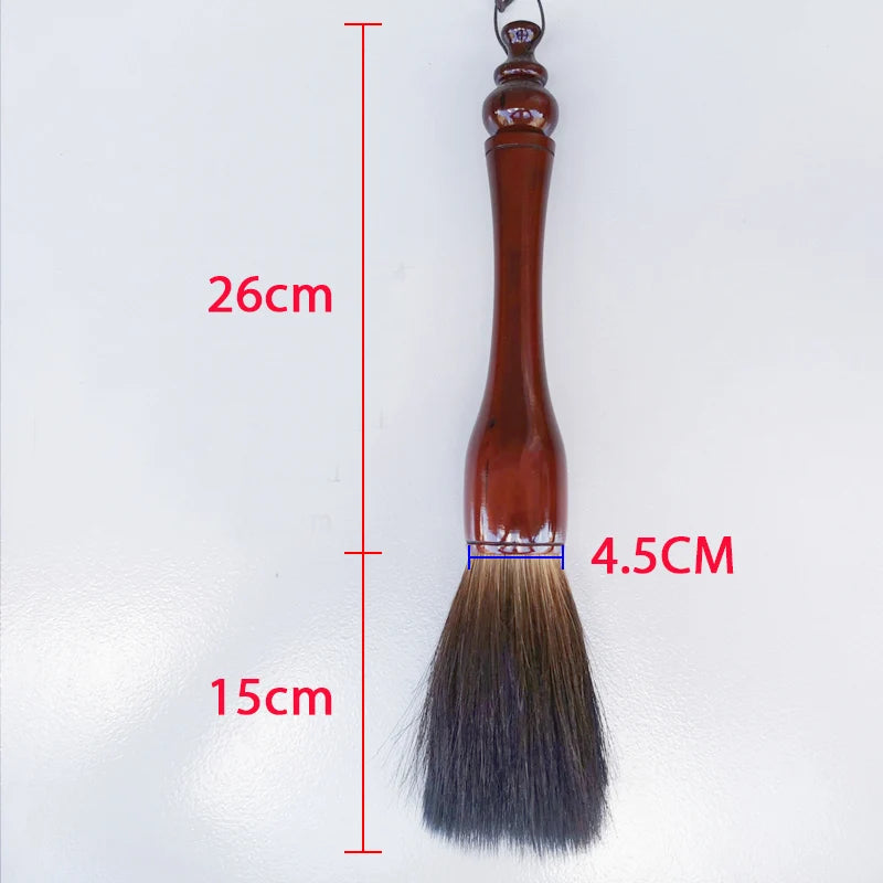 Extra Large Character Calligraphic Brush Big Wood Writing Brush Long Weasel Wolf Hair Spring Festival Couplets Chinese Brush Pen