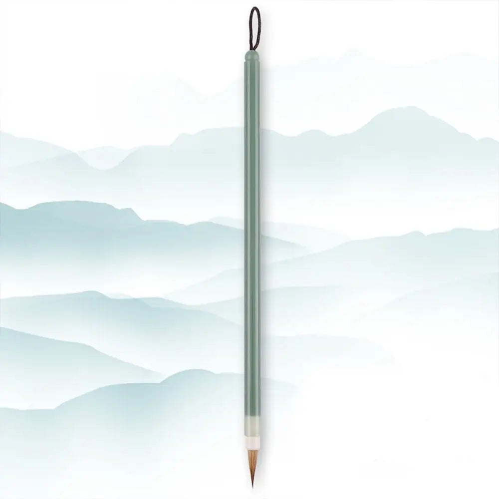 Chinese Brushes Hook Line Fine Paint Brush Slender Gold Crisperding Chinese Calligraphy Brush Wolf Hair Arcylic