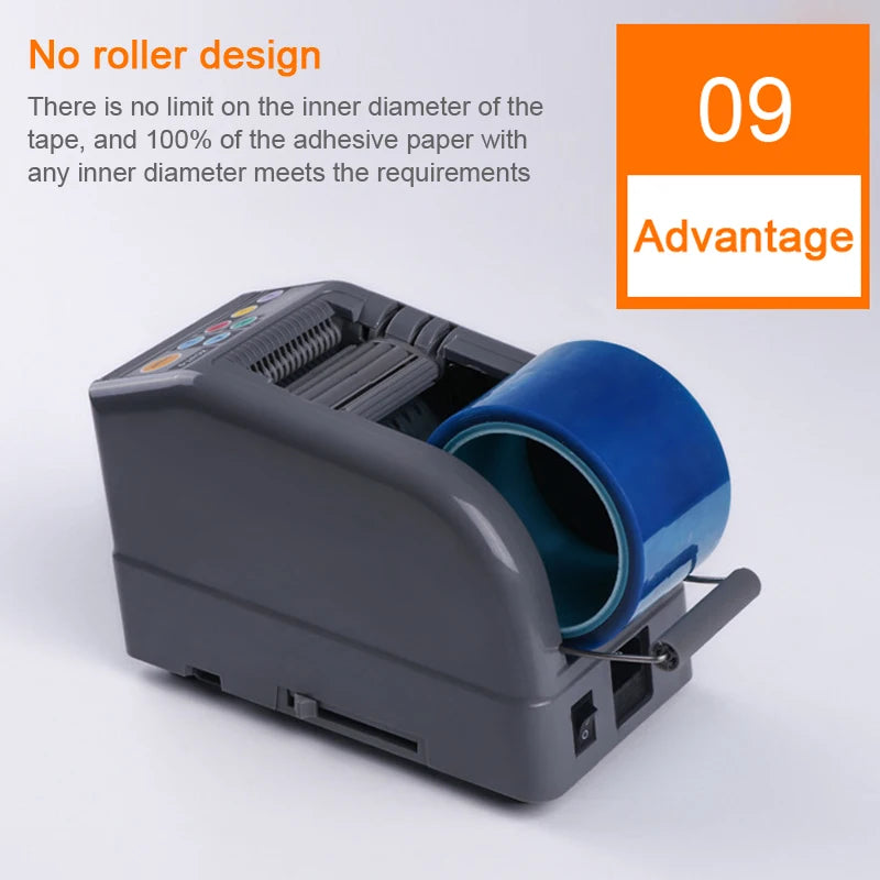 Automatic tape Dispenser Ribbon Cutting Machine ZCUT-9 ZCUT-9GR 110V/220V 6-60mm Intelligent Adhesive Tape Double Sided Cutter