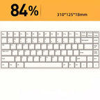 Mechanical Keyboard Dust Cover Acrylic Protecting Shell Hot Bent Compatible With Layout 60 68 87 104 96 WOOTING ROG Azoth IKKI
