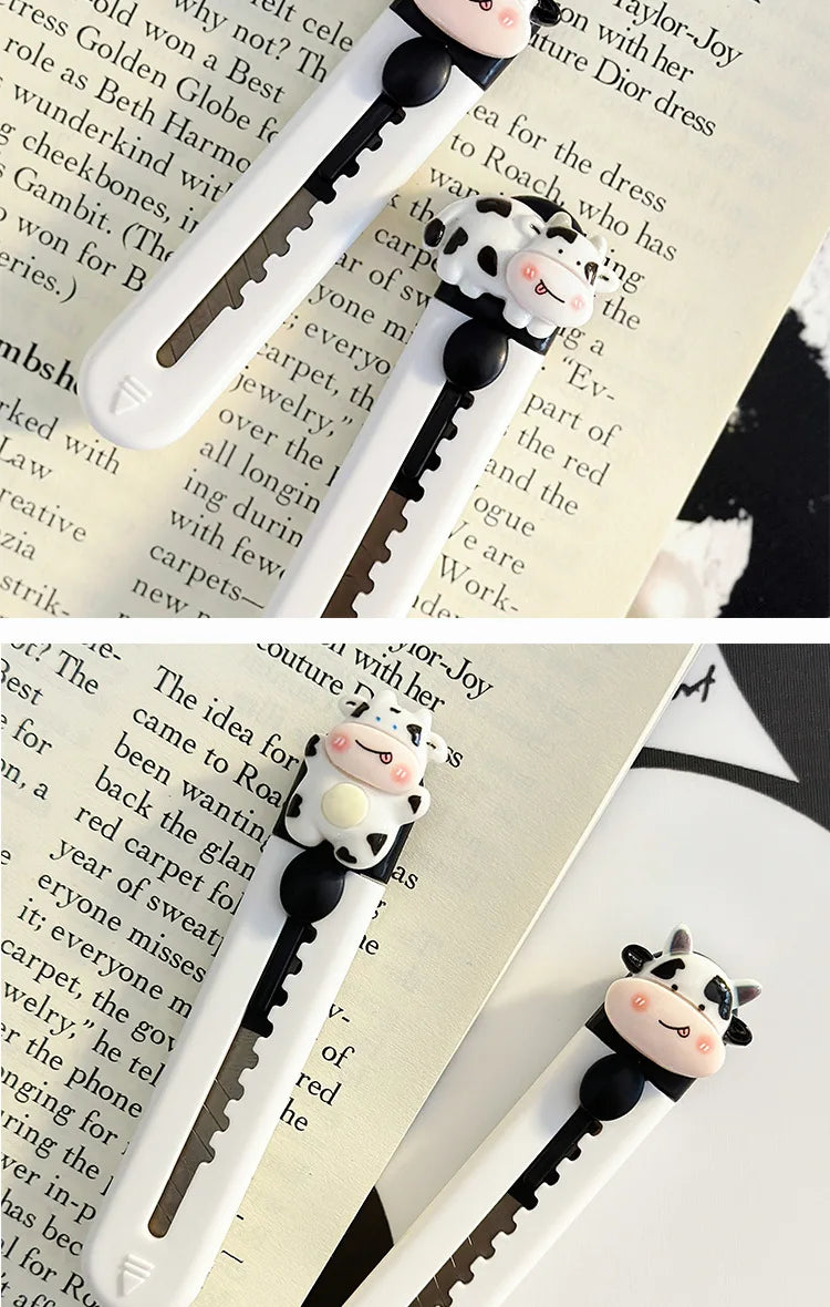 1pc Adorable Cow Letter Opener for Effortless Envelope Opening School Supplies