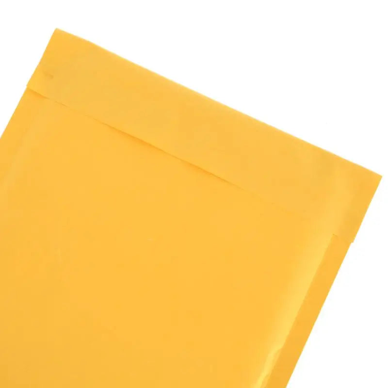 50Pcs Yellow Kraft Paper Bubble Mailers Packaging Bags Self Seal Padded Envelopes Poly Lined Shipping Bags for Bussiness