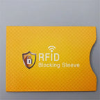 5Pcs Fashion Anti Theft for RFID Credit Card Protector Blocking Cardholder Sleeve Skin Case Covers Protection Bank Card Case
