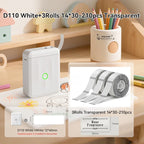 NIIMBOT D110 Upgraded Version Thermal Label Printer Mini Portable Name Tag Label Maker With Tape for Office Home Kitchen School