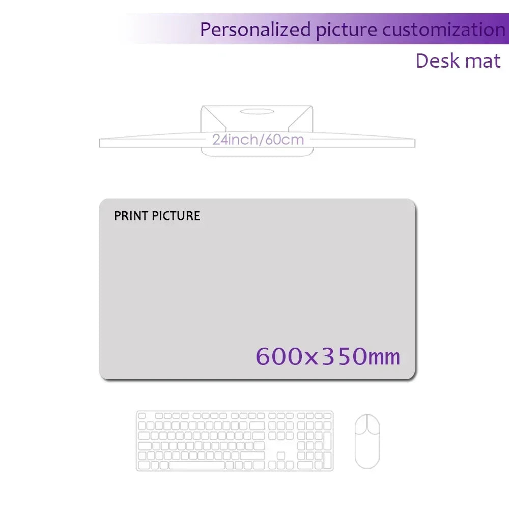 Create Your Own Personalized Mousepad Print Custom Mouse Pad Company Playmat Deskmat 1200x600 Customizable Keyboard Computer Mat