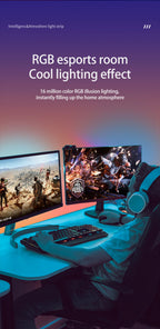 Smart LED Gaming Strip Light Computer Monitor Backlight Sync Strip Light RGB Light Bar Screen USB Gaming Bedroom Decor Lamp