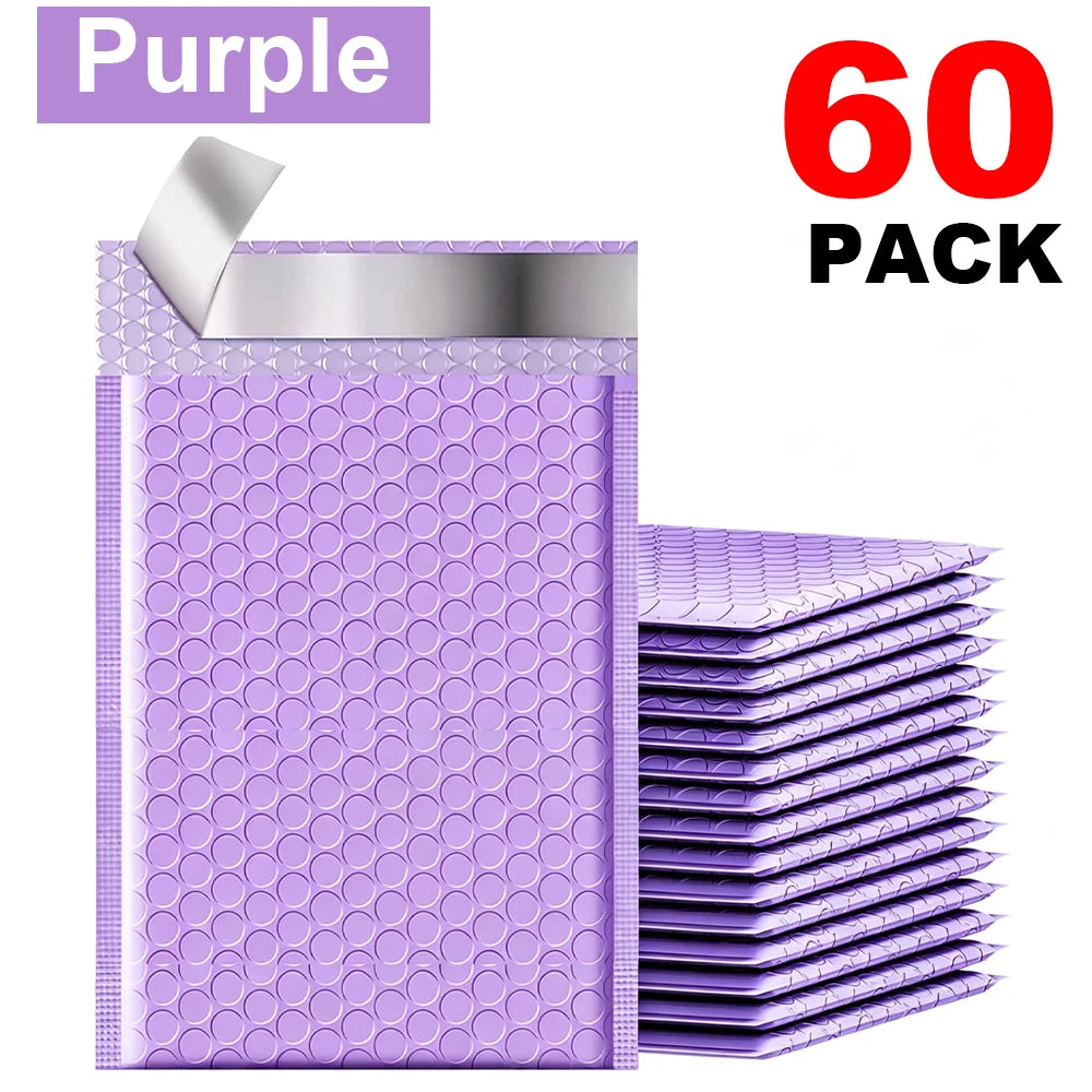 Self Adhesive Mailing Envelopes Bubble Padded Mailers 4 X 6 Inch Small Shipping Bags Waterproof Padded Envelopes for Packaging