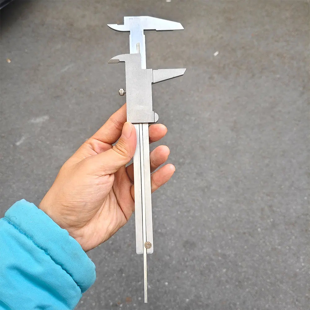 Stainless Steel Vernier Caliper Measuring Tool Sliding Gauge Inside Outside Thickness Depth Step Micrometer Accuracy Gauge 150mm