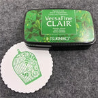 Quick Dry Detail Ink Pad DIY Making Greeting Cards Smearing Stamps Tsukineko VersaFine CLAIR