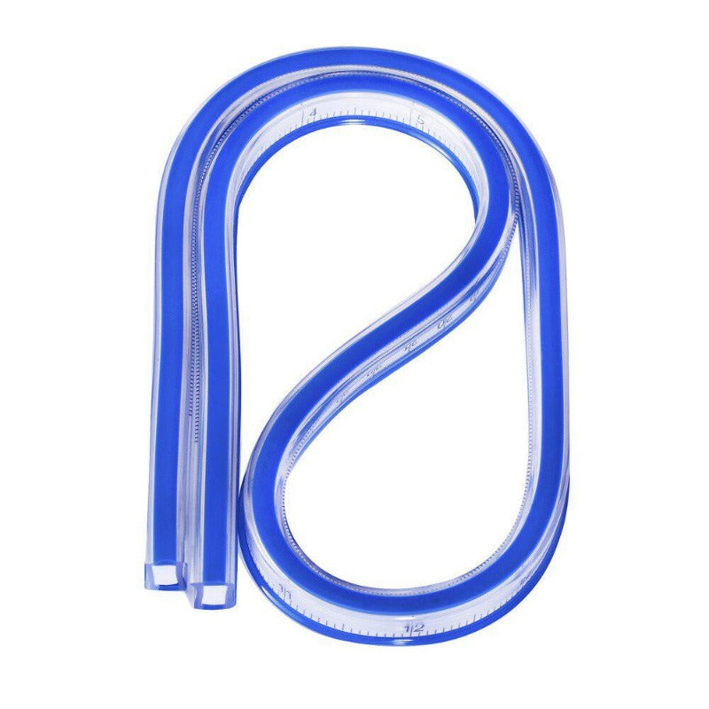 Flexible Curve Ruler Drafting Drawing Tool Plastic Sewing French Curve Drafting Rulers 30cm 40cm 50cm Sewing Accessories