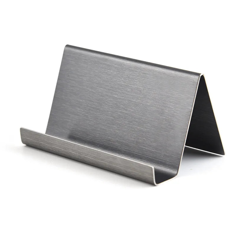 Metal Business Card Name Tag Display Rack Display Stand Desktop Table Organizer Cellphone Holder Conference Room Accessories