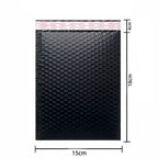 50pcs Black Double-Sided Bubble Packaging Bag Self Adhesive Mailing Bag Express Packaging Bag Clothing Packaging Bag