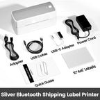 241 Bluetooth Thermal Label Printer Wireless Small Shipping Label Printer 4X6 Compatible with iPhone Android Mac Window