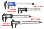 Digital Vernier Caliper Plastic Pachometer Digital Ruler Carpentry Tool Caliber Measuring Tool Digital Caliper Depth Gauge